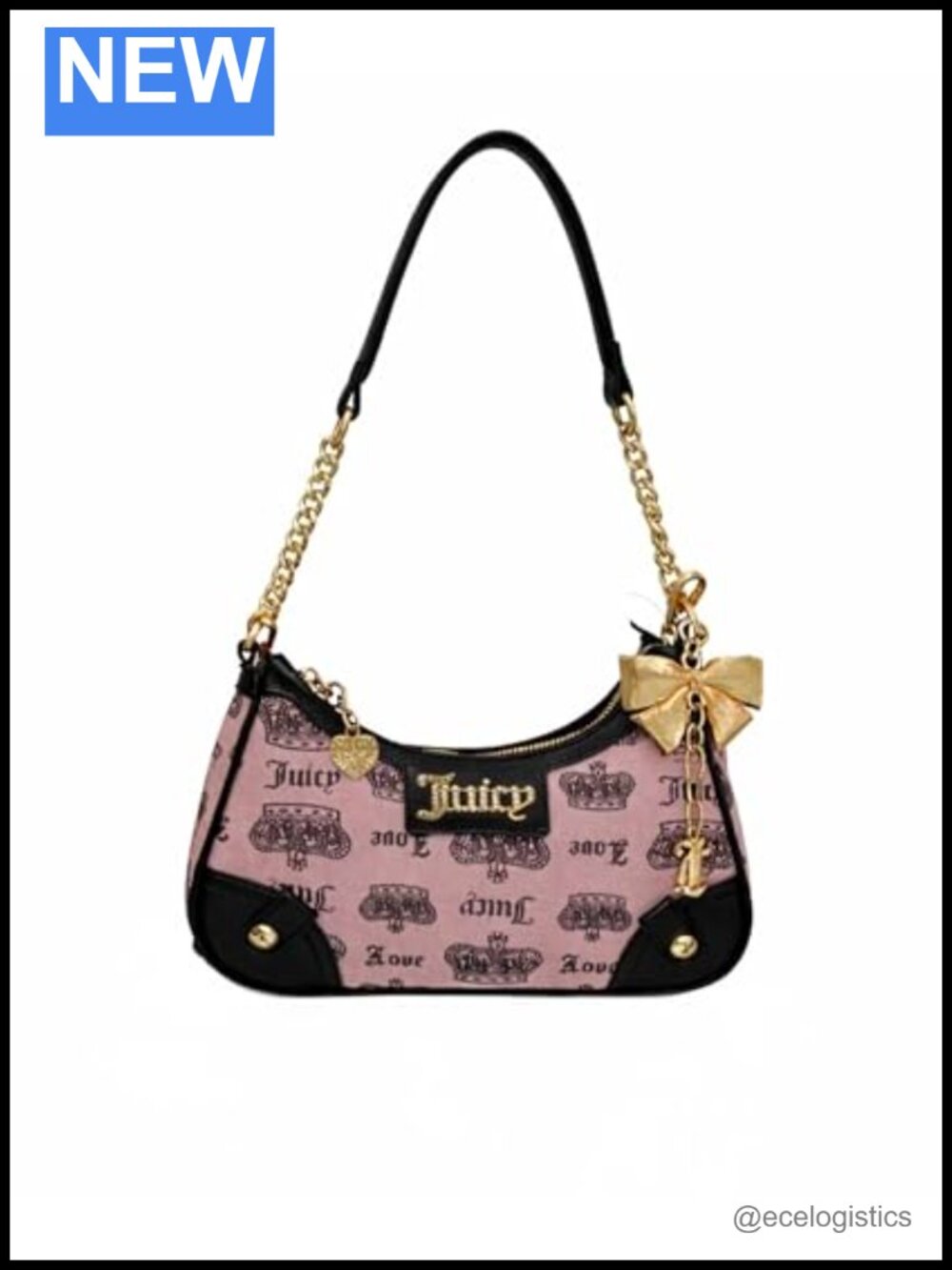 Vintage Inspired Shoulder Bag Faux Leather Satchel Adjustable Strap